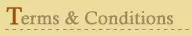 Terms & Conditions